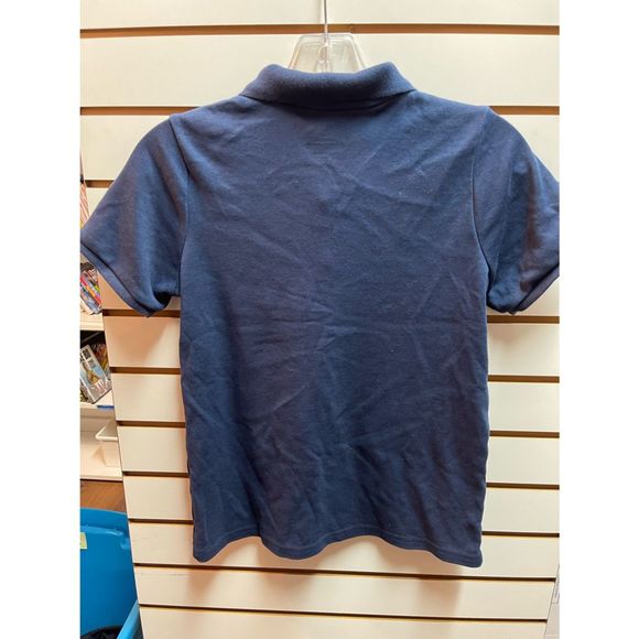 Girls Navy Blue Collared Uniform Shirts - Picture 4 of 4